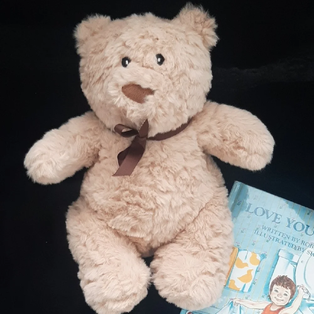 NEW🎁CAN GIFTWRAP🎁"Love You Forever"byRobert Munsch➕NWT Cuddly Tan Teddy Bear👶 - Picture 5 of 8